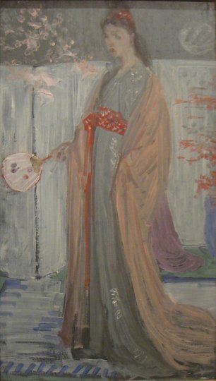 James McNeil Whistler Sketch for Rose and Silver La Princesse du Pays de la Porcelaine Wandbild