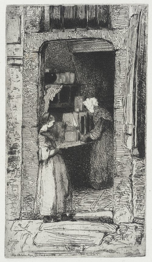 James McNeil Whistler The Mustard Merchants Wandbild