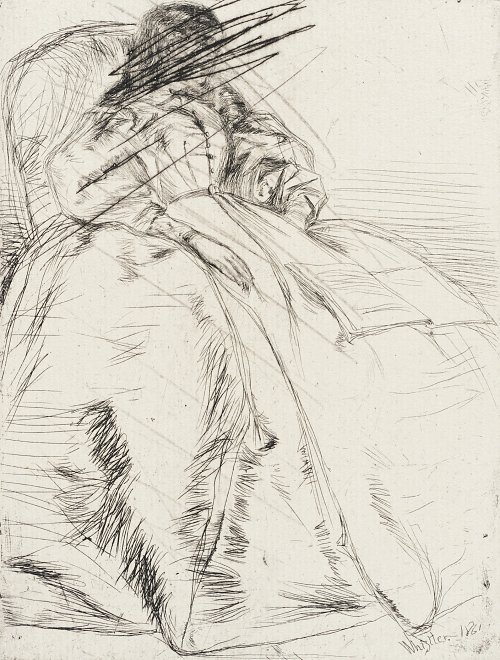 James McNeil Whistler The Open Book Wandbild