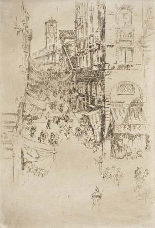 James McNeil Whistler The Rialto Wandbild