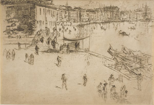 James McNeil Whistler The Riva No 2 Wandbild