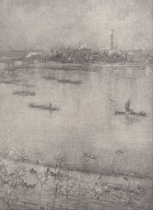 James McNeil Whistler The Thames Wandbild