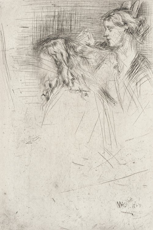 James McNeil Whistler The Toilet Wandbild