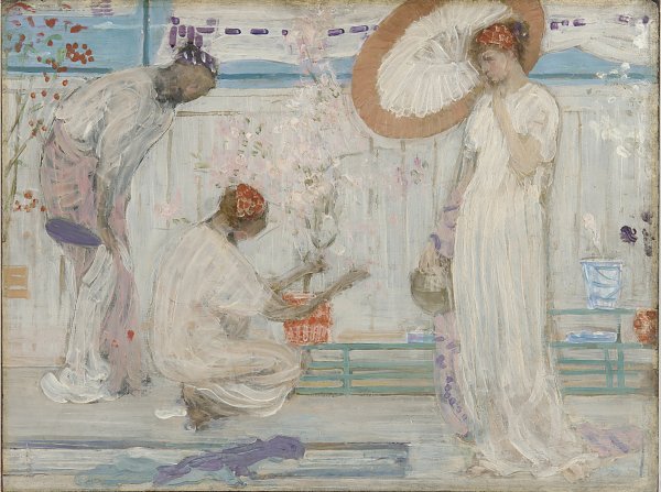 James McNeil Whistler The White Symphony Three Girls Wandbild