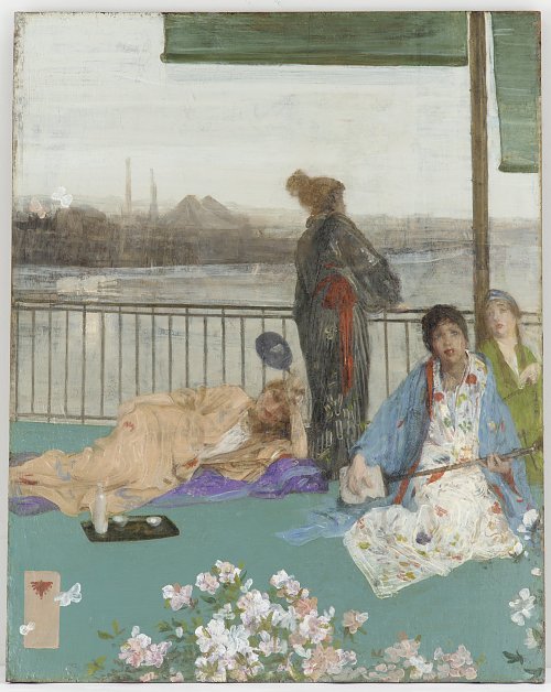 James McNeil Whistler Variations in Flesh Colour and Green The Balcony Wandbild