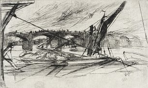 James McNeil Whistler Vauxhall Bridge Wandbild