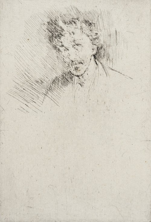 James McNeil Whistler Whistler with the White Lock Wandbild