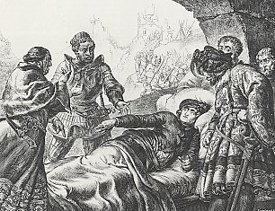 Adolph Menzel Franz von Sickingens Tod zu Landstuhl Wandbild