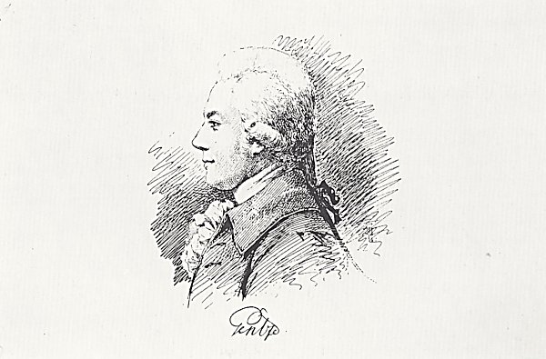 Adolph Menzel Friedrich von Gentz Wandbild