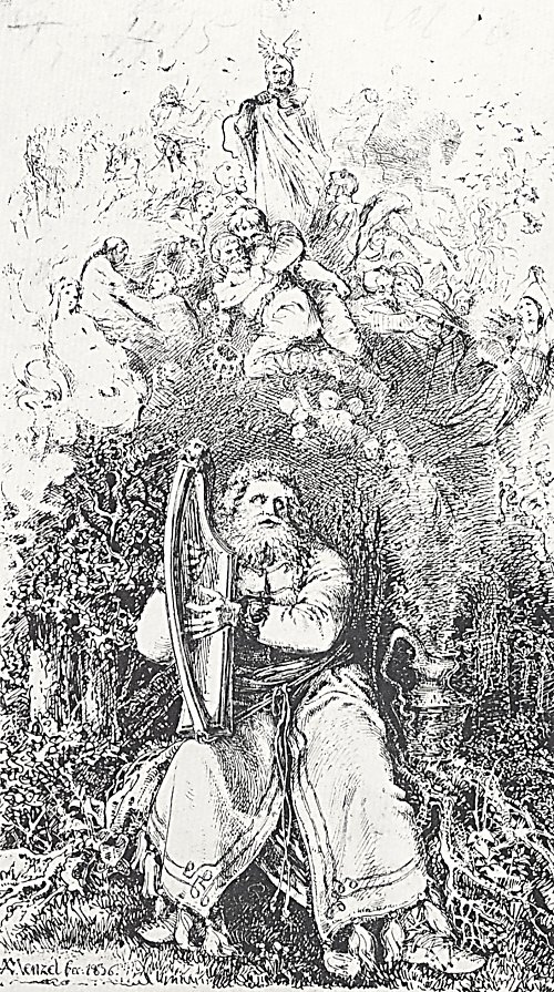 Adolph Menzel Illustration zu Adam Mickiewiczs Gedichte 2 Wandbild