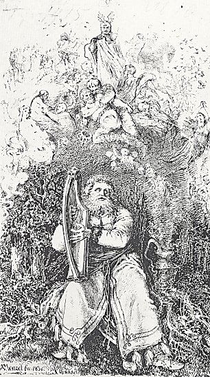 Adolph Menzel Illustration zu Adam Mickiewiczs Gedichte 2 Wandbild
