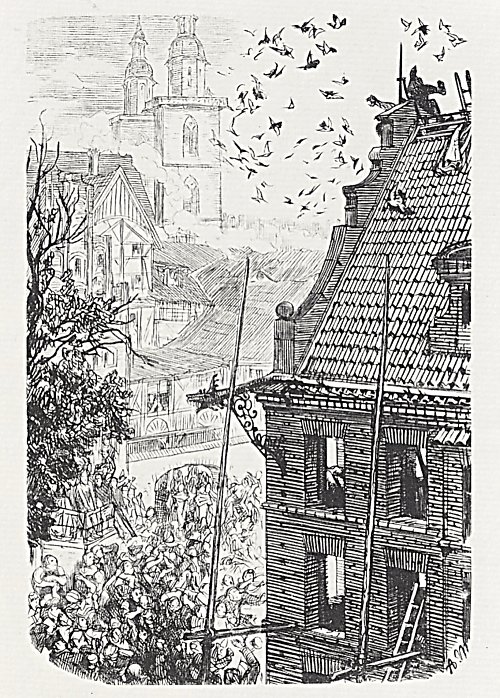 Adolph Menzel Illustration zu Der Blitzschlosser von Wittenberg 1 Wandbild