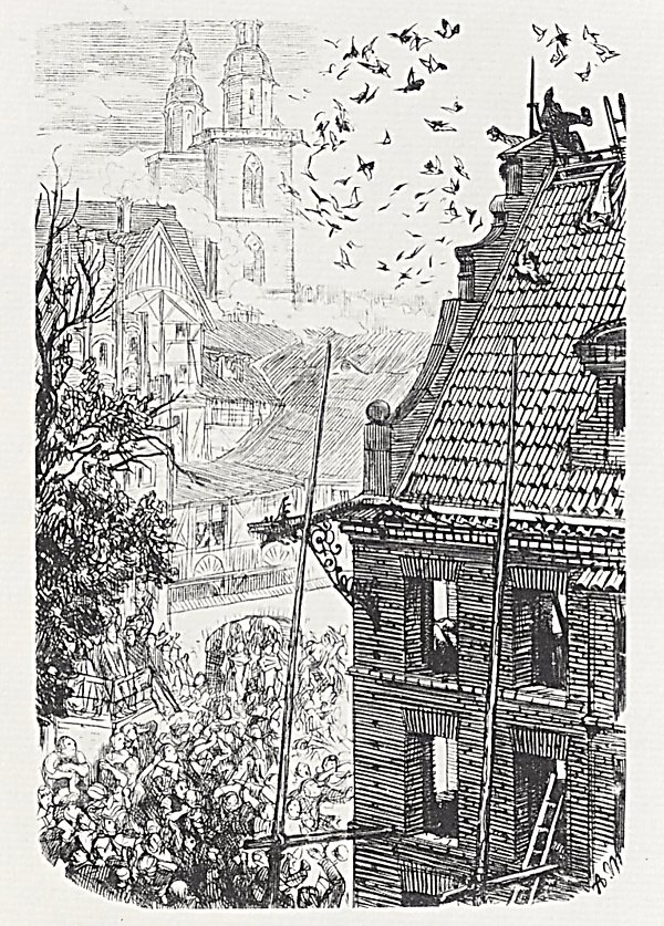 Adolph Menzel Illustration zu Der Blitzschlosser von Wittenberg 1