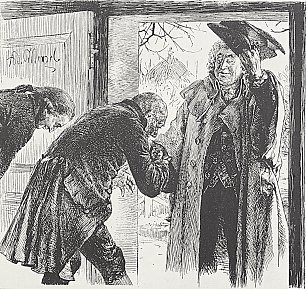 Adolph Menzel Illustration zu Der zerbrochene Krug 13 Wandbild