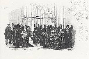 Adolph Menzel Illustration zu Der zerbrochene Krug 2 Wandbild