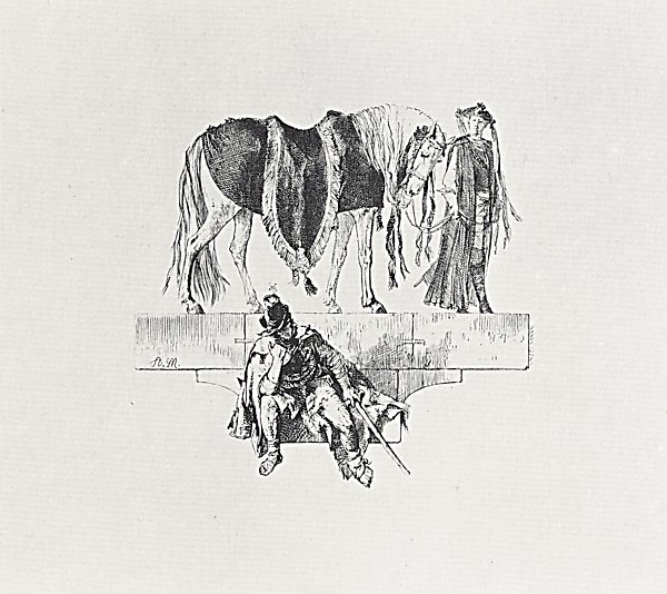 Adolph Menzel Illustration zu den Werken Friedrichs des Grossen 6 Wandbild