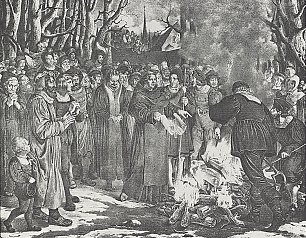 Adolph Menzel Illustrationen zu Luthers Leben 6 Wandbild