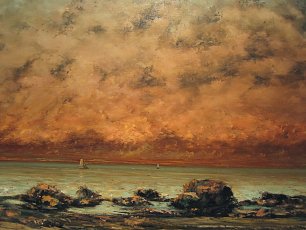 Hendrik Willem Mesdag Sunset at Scheveningen Wandbild