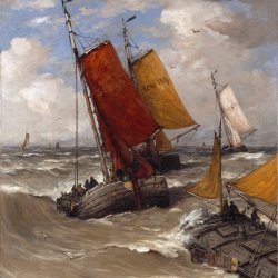 Hendrik-Willem-Mesdag-Terug-van-de-visvangst