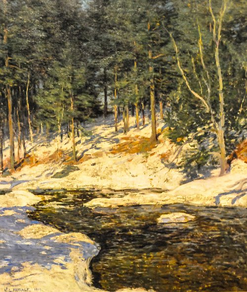 Willard Leroy Metcalf Icebound Wandbild
