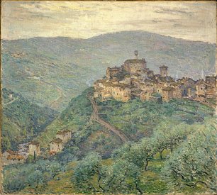 Willard Leroy Metcalf Pelago Tuscany Wandbild