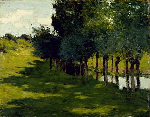 Willard Leroy Metcalf Sunlight and Shadow Wandbild