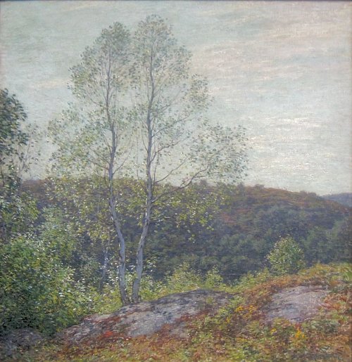 Willard Leroy Metcalf The Twin Birches Wandbild