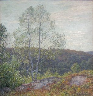 Willard Leroy Metcalf The Twin Birches Wandbild