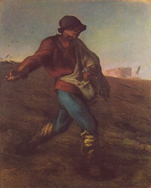Jean Francois Millet The Sower Wandbild