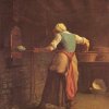 Jean-Francois-Millet-Woman-baking-bread