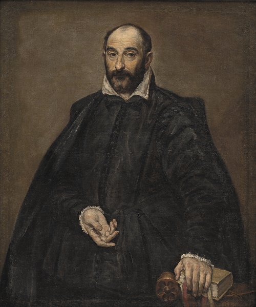 El Greco Portrait of a Man Wandbild