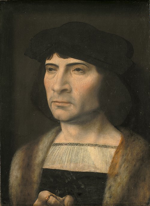 Gossaert Mabuse Jan Portrait of a Man Wandbild