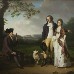Jens-Juel-Niels-Ryberg-with-his-Son-Johan-Christian-and-his-Daughter-in-Law-Engelke-nee-Falbe