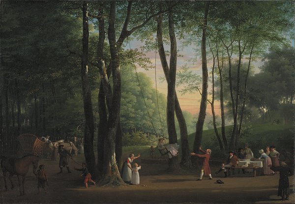 Jens Juel The Dancing Glade at Sorgenfri North of Copenhagen Wandbild