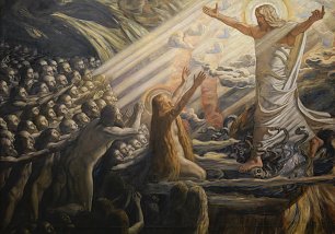 Joakim Skovgaard Christ in the Realm of the Dead Wandbild