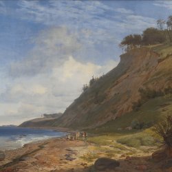 Johan-Thomas-Lundbye-A-Danish-Coast-View-from-Kitnaes-on-Roskilde-Fjord.-Zealand