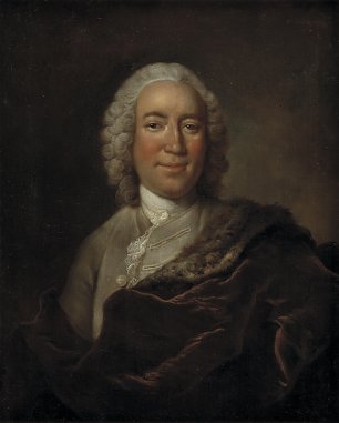 Johann Salomon Wahl Gerhard Morell Keeper of the Royal Danish Kunstkammer Wandbild