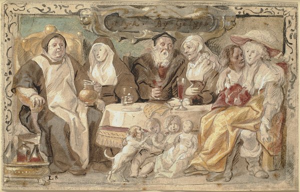 Jordaens Jacob Like to like Wandbild