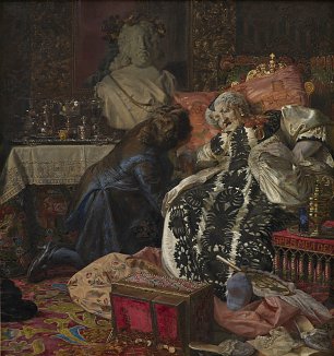 Kristian Zahrtmann The Death of Queen Sophie Amalie Wandbild
