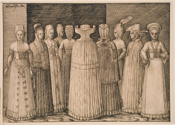 Lorck Melchior Ten Women from Stralsund Wandbild