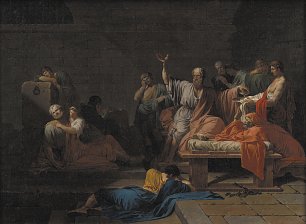 Peyron Jean Francois Pierre The Death of Socrates Wandbild