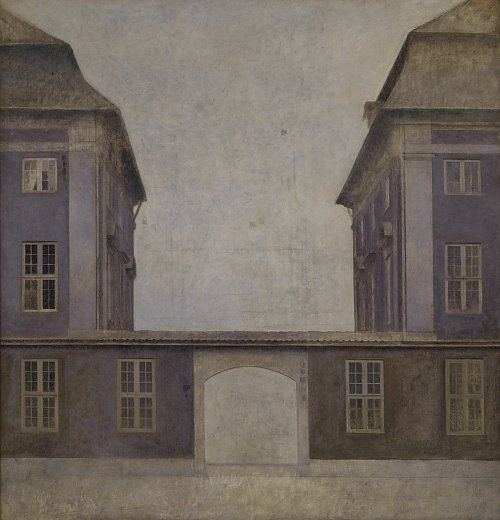 Vilhelm Hammershoi The Buildings of the Asiatic Company seen from St Annae Street Wandbild