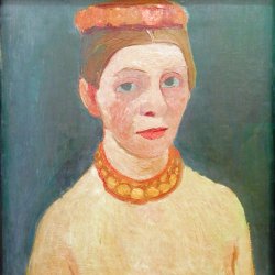 Paula-Modersohn-Becker-Selbstportraet-mit-rotem-Blumenkranz-und-Kette