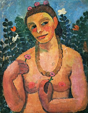 Paula Modersohn Becker Selbstportrait Wandbild