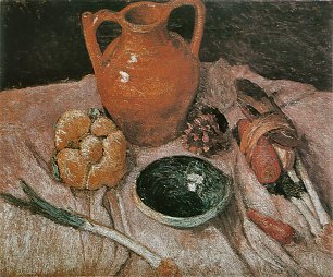 Paula Modersohn Becker Stilleben mit gelbem Krug Wandbild