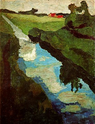 Paula Modersohn Becker Umzug nach Worpswede Wandbild