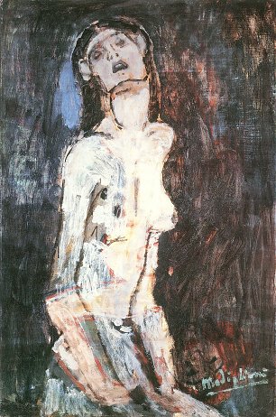 Amedeo Modigliani Akt Nudo Dolente Wandbild