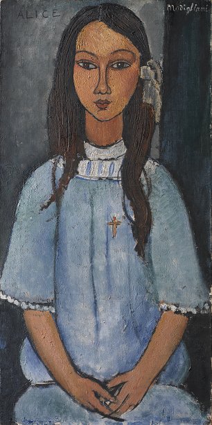 Amedeo Modigliani Alice Wandbild
