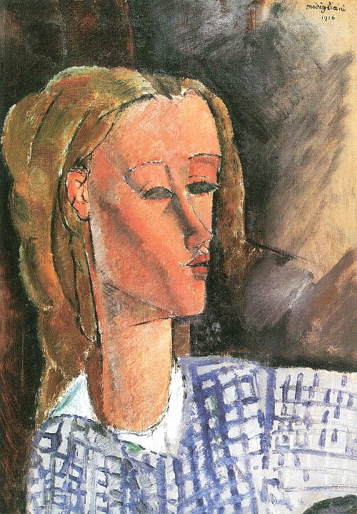 Amedeo Modigliani Bildnis Beatrice Hastings 3 Wandbild