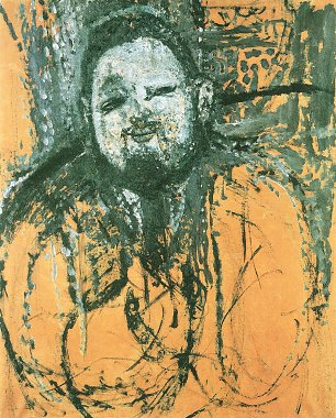 Amedeo Modigliani Bildnis Diego Rivera Wandbild